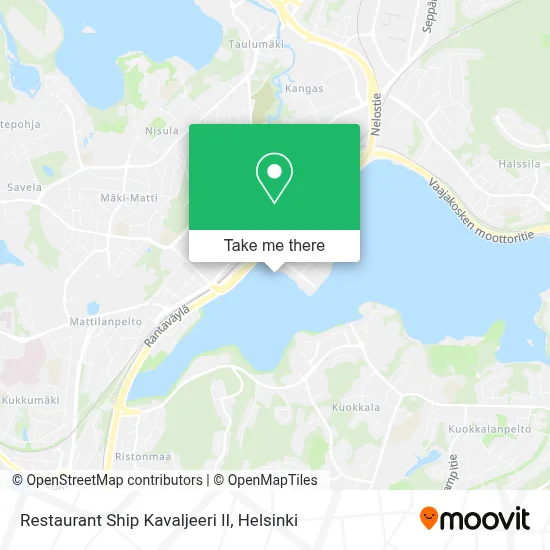 Restaurant Ship Cavalier II map