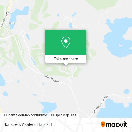 Kelokoto Chalets map