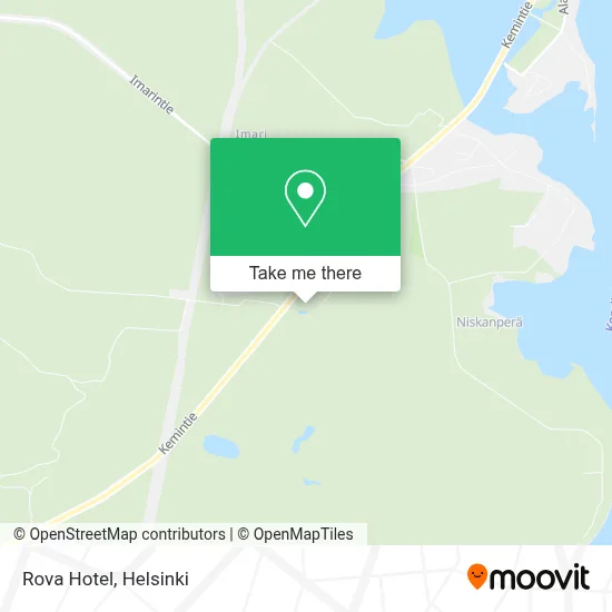 Rova Hotel map