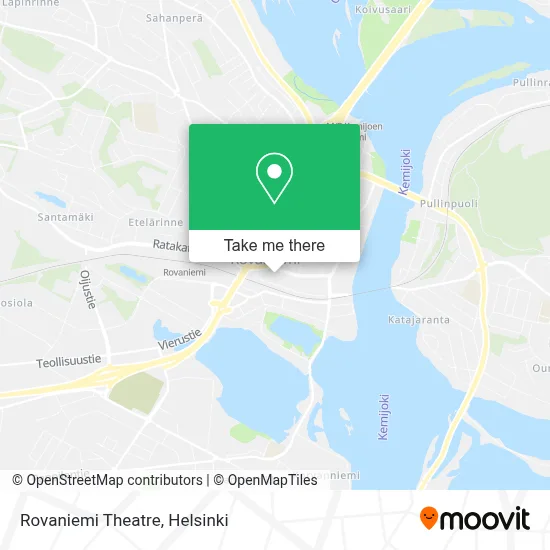 Rovaniemi Theater map
