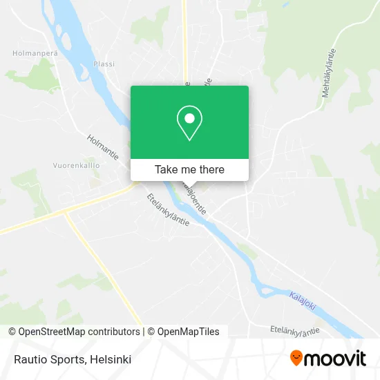 Rautio Sports map