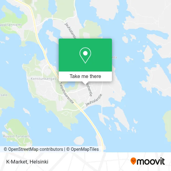 K-Market map