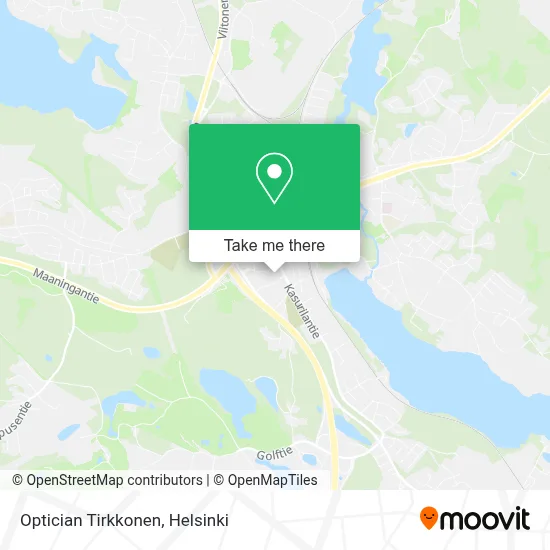 Tirkkonen Optician map