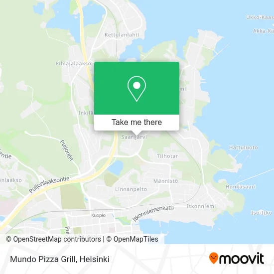 Mundo Pizza Grill map