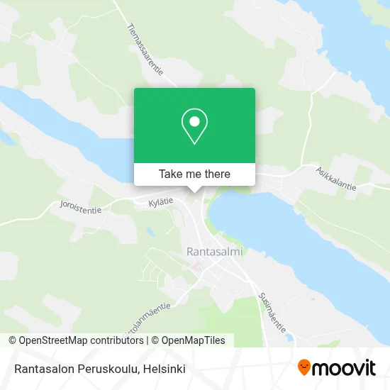 Rantasalo Comprehensive School map