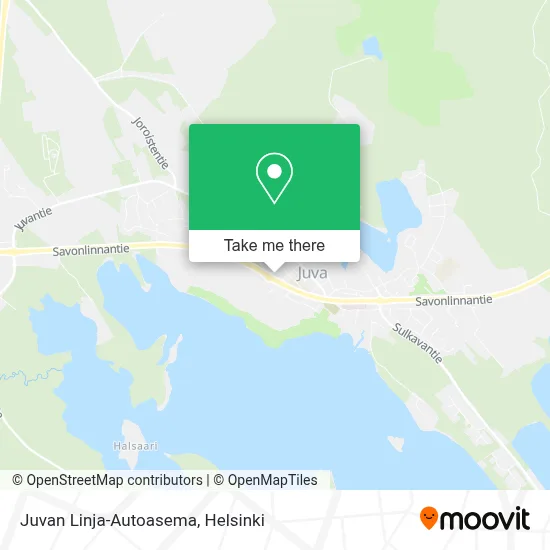 Juva Bus Station map