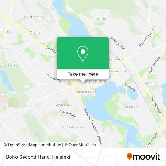 Boho Second Hand map