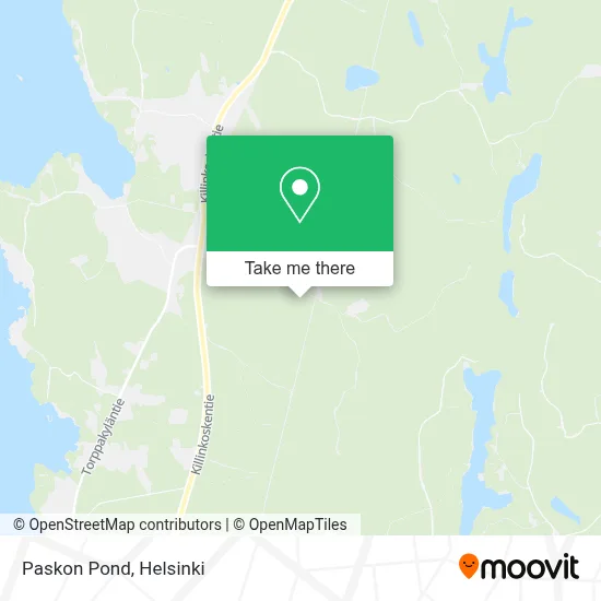 Paskon Pond map