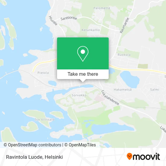 Luode Restaurant map