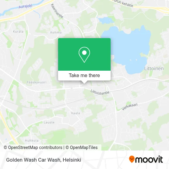 Golden Wash Car Wash map