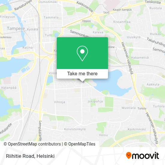 Riihitie Road map