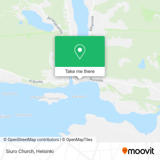 Siuro Church map