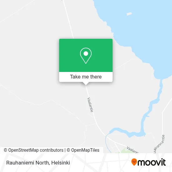 Rauhaniemi North map
