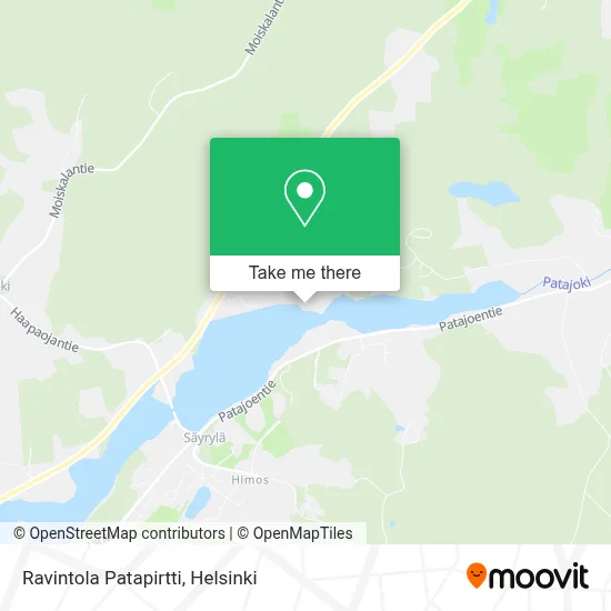 Restaurant Patapirtti map