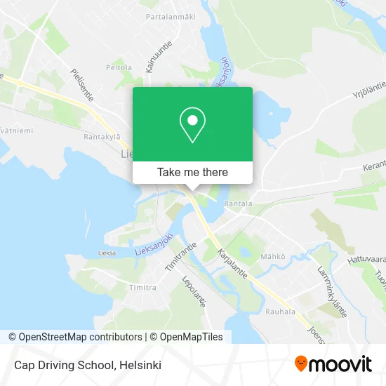 Cap Driving School map