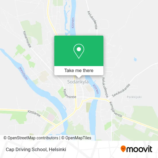 Cap Driving School map
