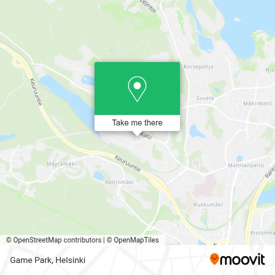 Game Reserve Park map