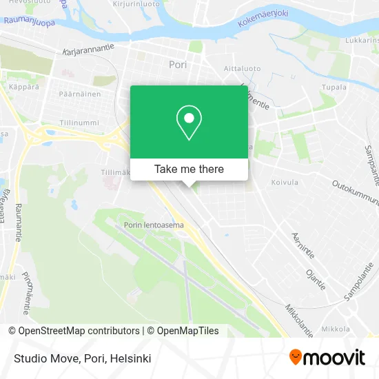 Studio Move, Pori map