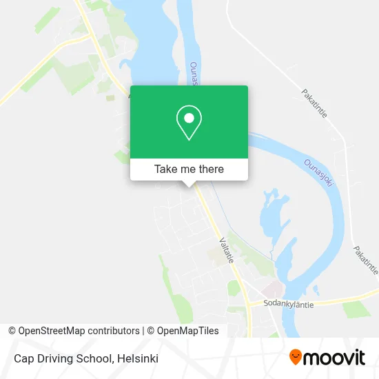 Cap Driving School map