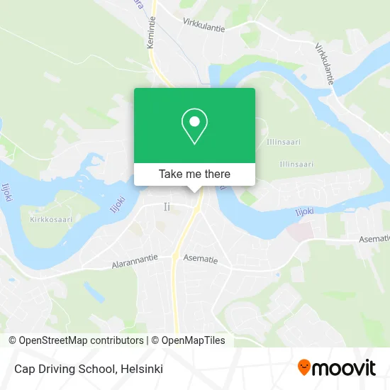 Cap Driving School map