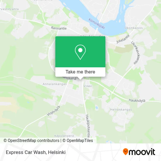 Express Car Wash map