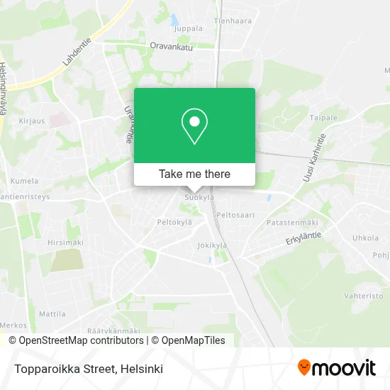 Topparoikka Street map