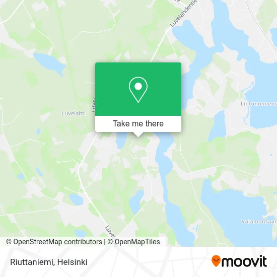 Riuttaniemi map