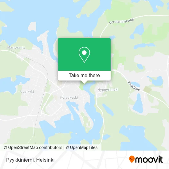 Pyykkiniemi map