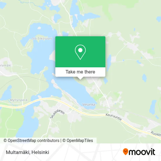Multamäki map