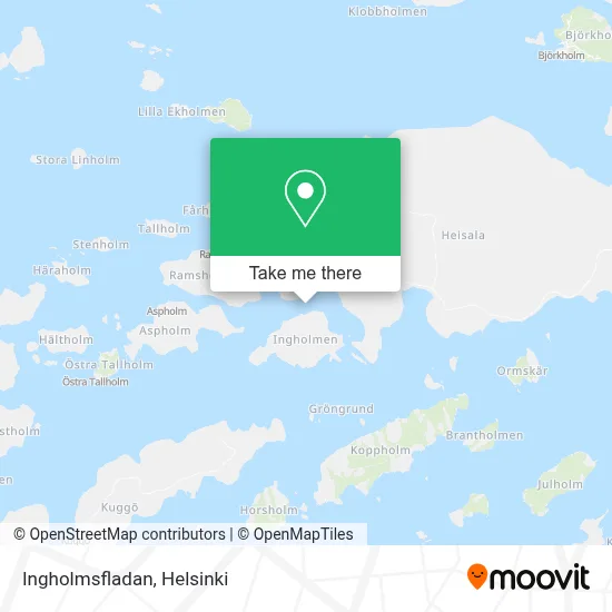 Ingholmsfladan map