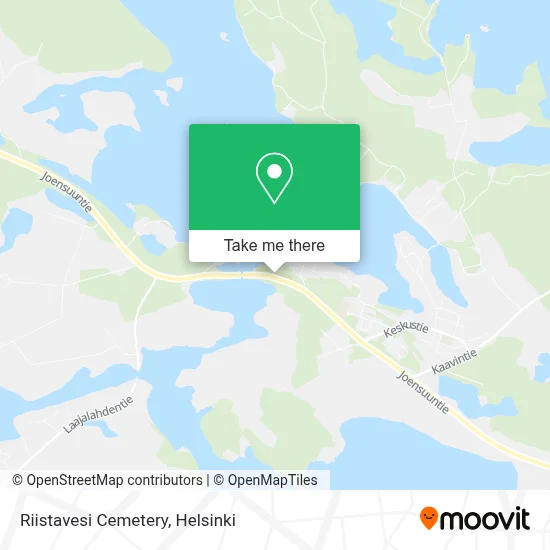 Riistavesi Cemetery map