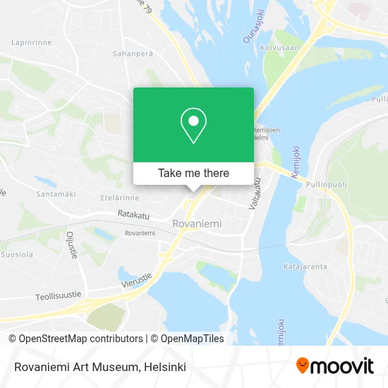 Rovaniemi Art Museum map