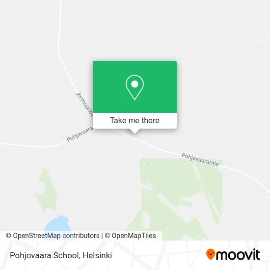 Pohjovaara School map