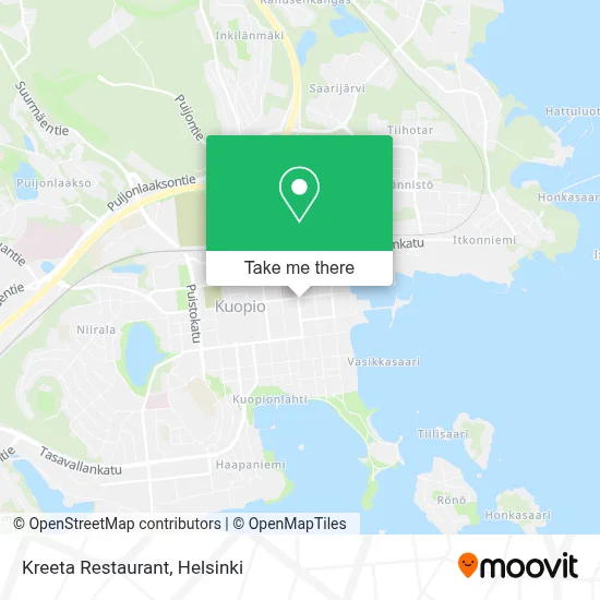 Restaurant Kreeta map