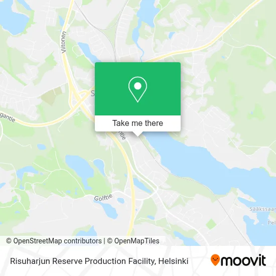 Risuharju Backup Production Facility map