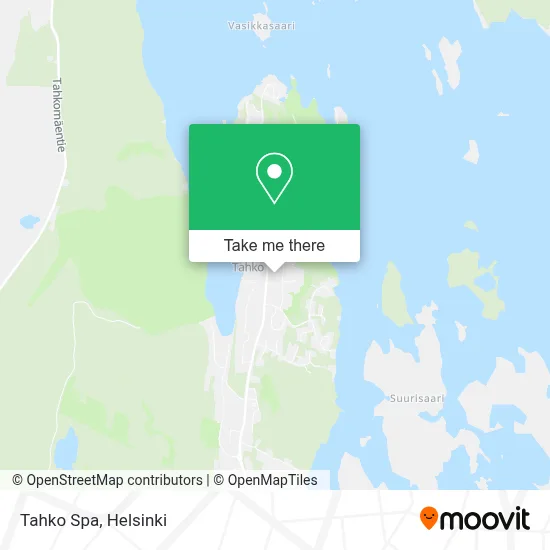Tahko Spa map