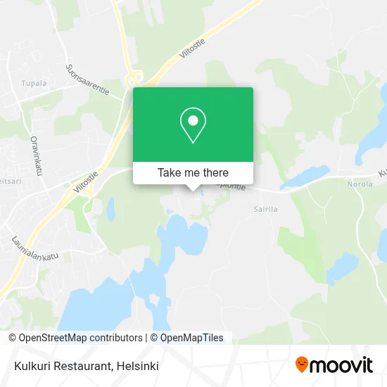 Kulkuri Restaurant map