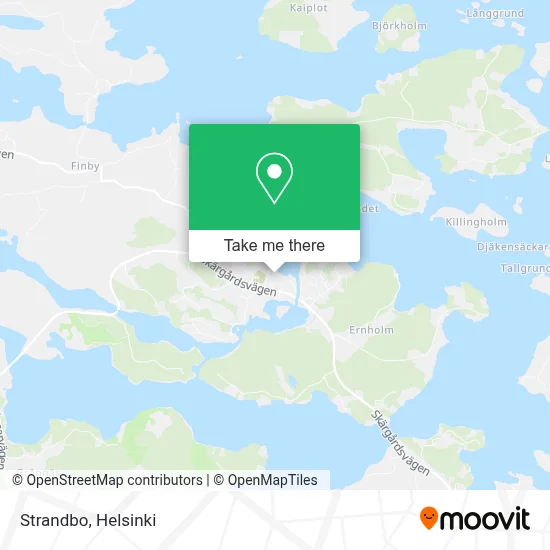 Strandbo map