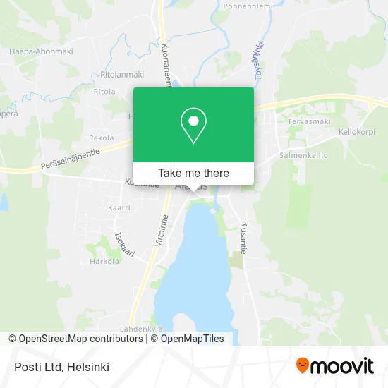 Posti Ltd map