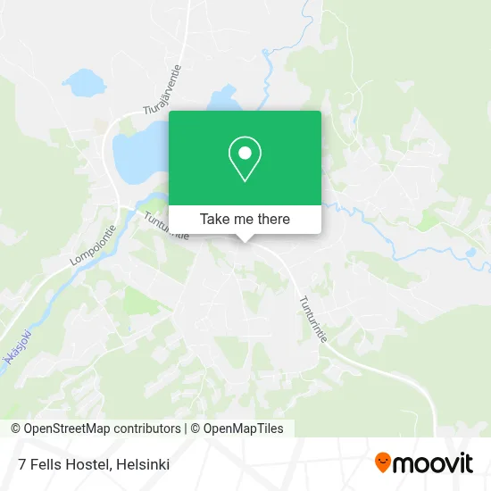 7 Fells Hostel map