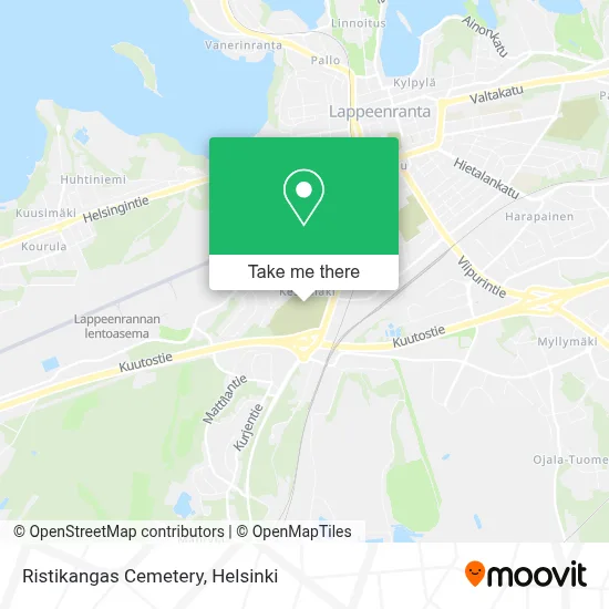 Ristikangas Cemetery map