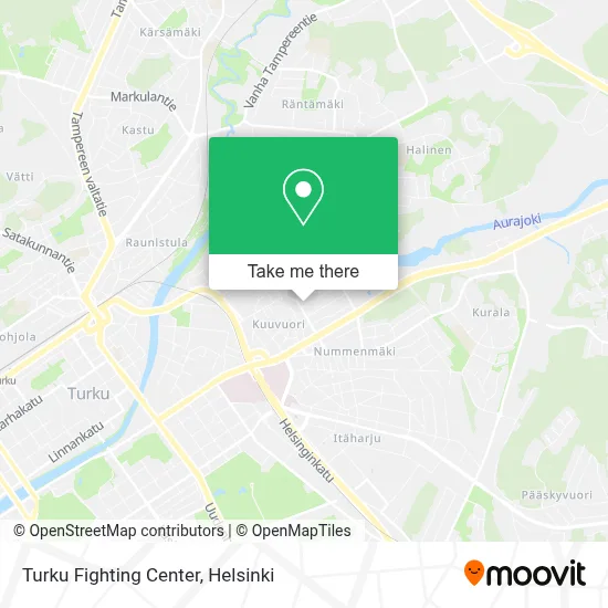 Turku Fighting Center map