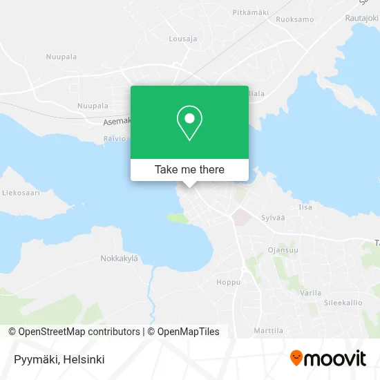 Pyymäki map