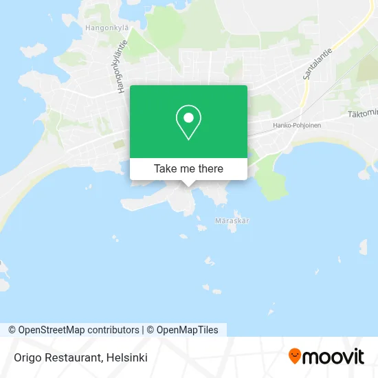 Origo Restaurant map