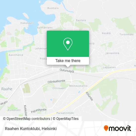 Raahe Fitness Club map