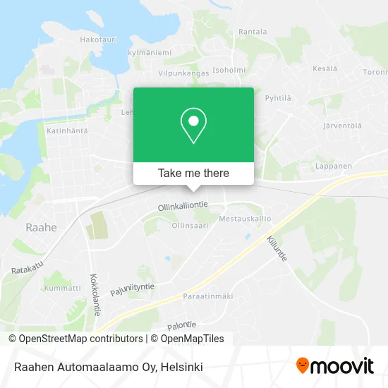 Raahe Auto Painting Ltd map