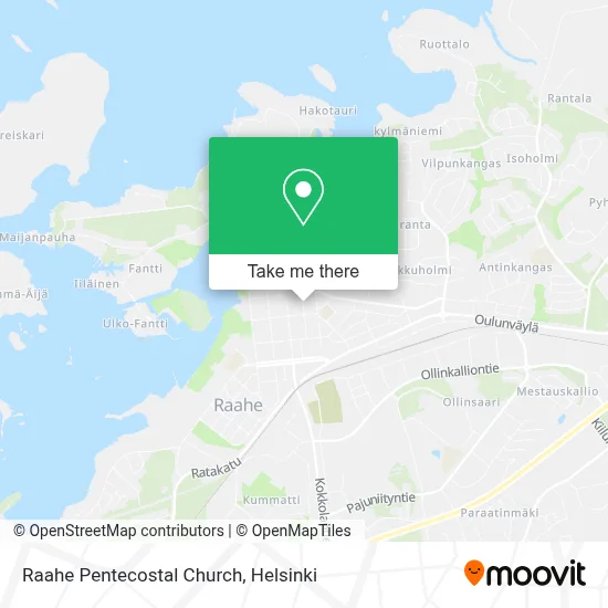 Raahe Pentecostal Church map
