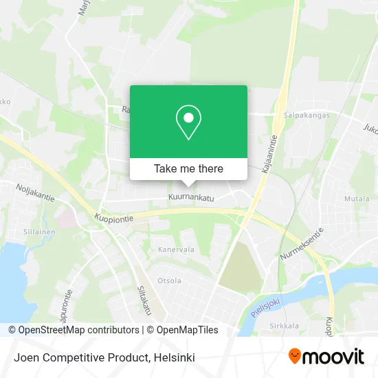 Joen Competitive Product map