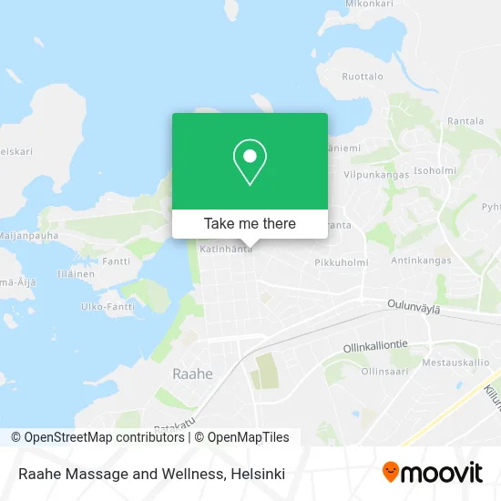Raahe Massage and Wellness map