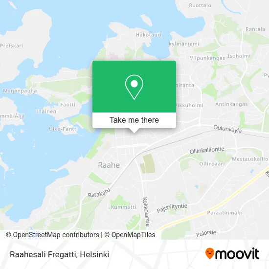 Raahe Hall Fregatti map